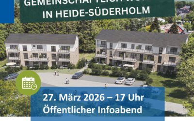 Zweite Infoveranstaltung „Op’n Holm eG“ in Heide am 27. März 2026 um 17 Uhr