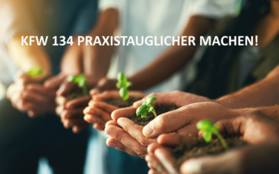 Förderung genossenschaftlichen Wohnens: KfW 134 muss praxistauglicher werden!